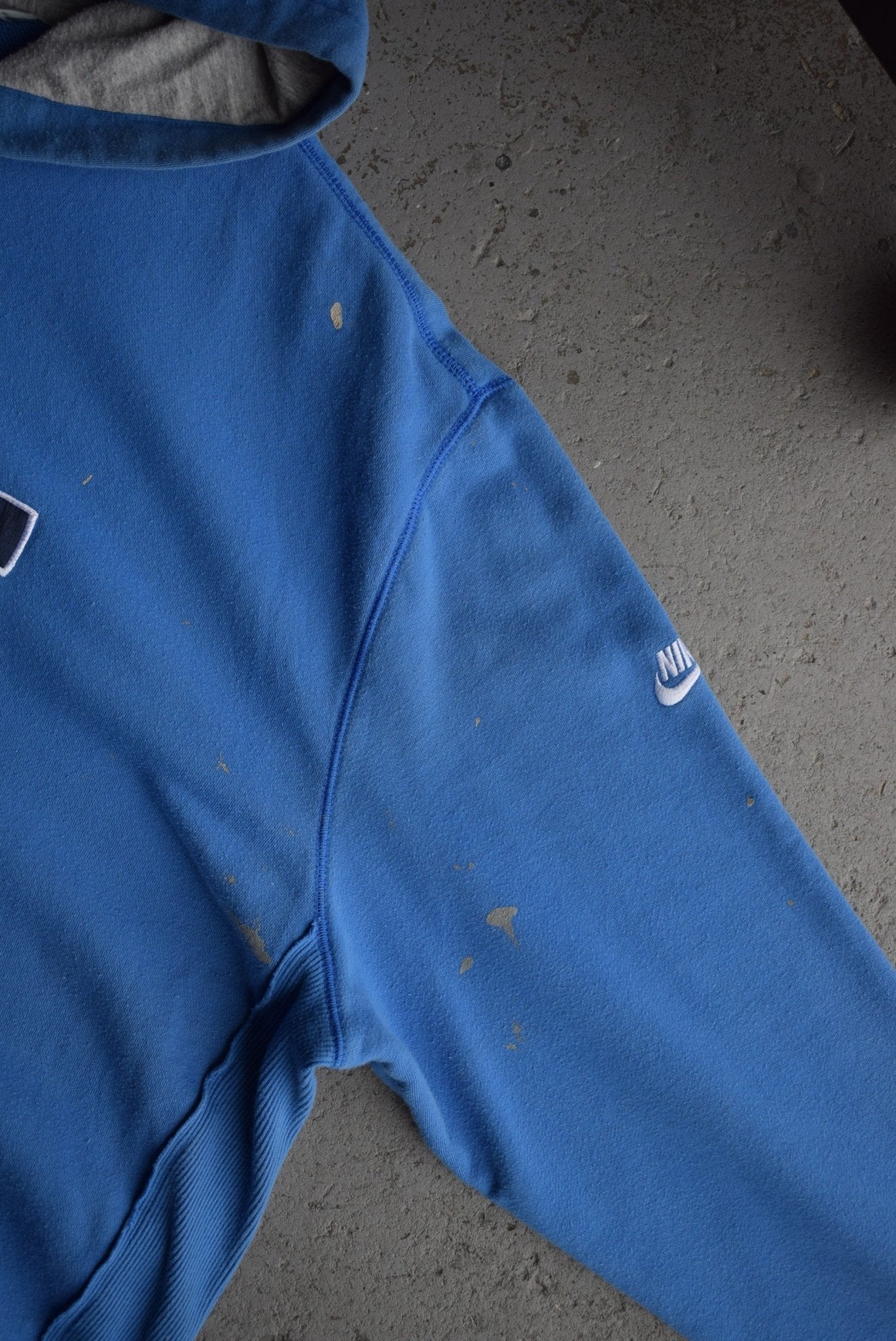 Vintage Nike Embroidered Spellout Hoodie (XXL) - Retrospective Store