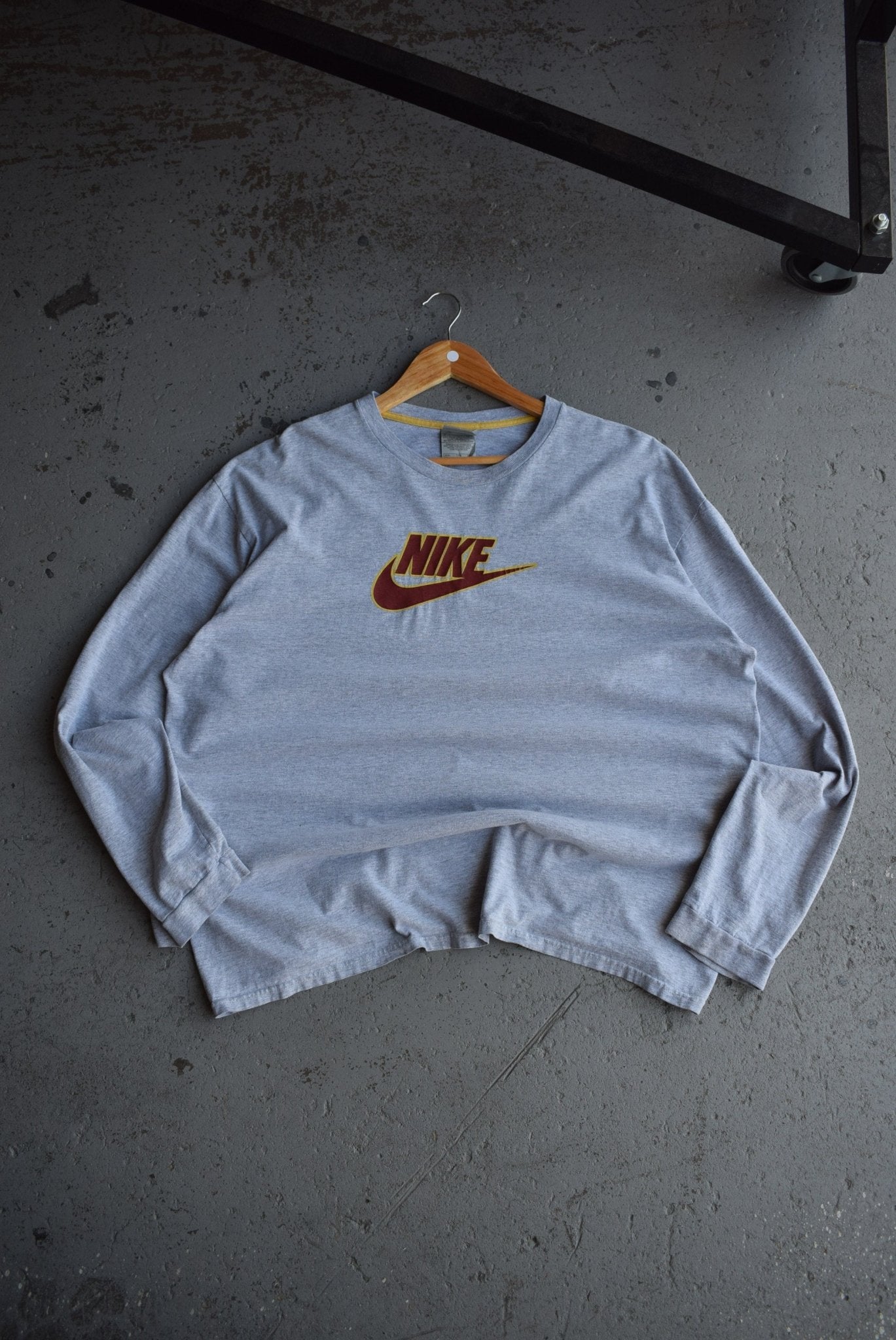 Vintage Nike Spellout Long Sleeve Tee (XL) - Retrospective Store