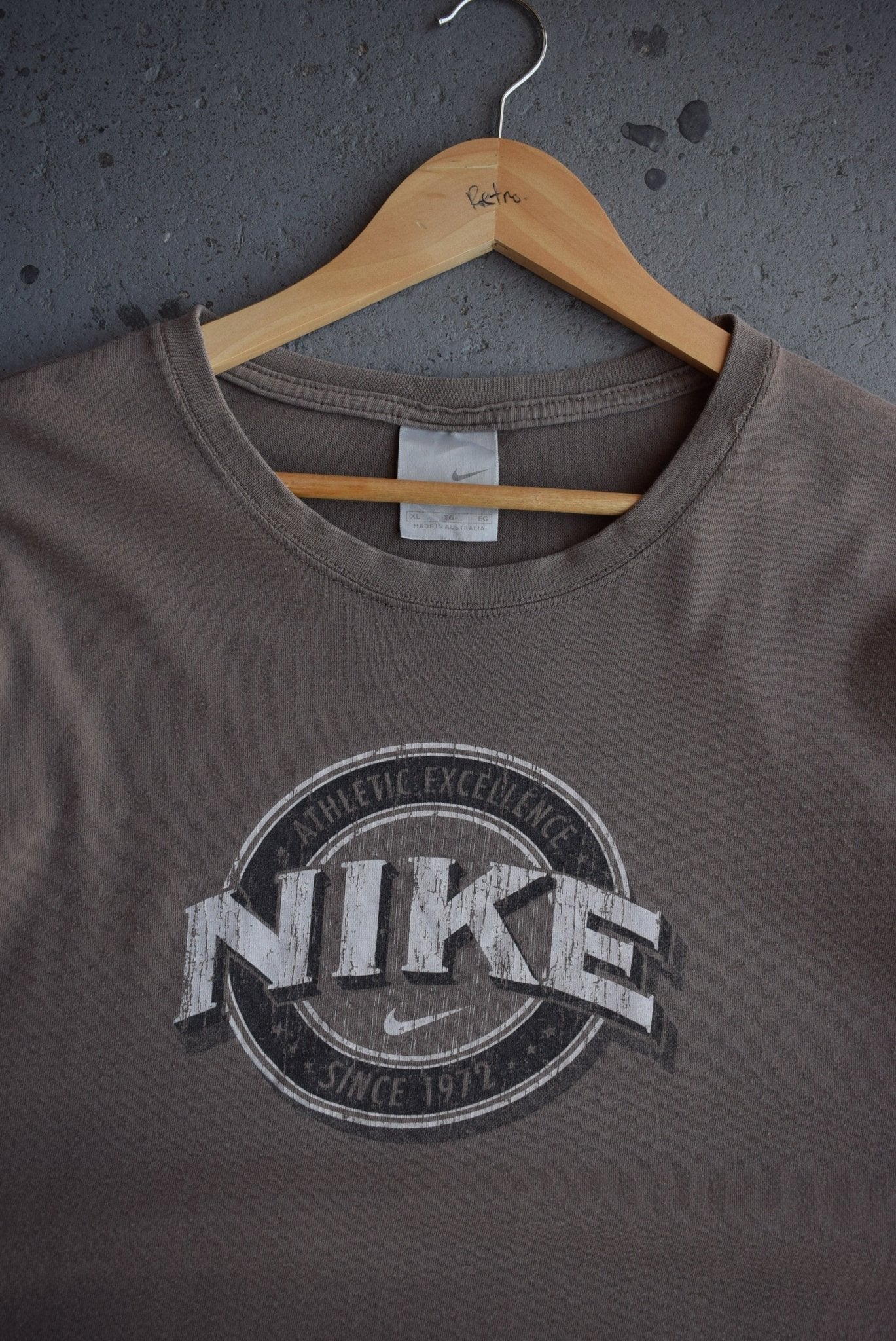 Vintage Nike Spellout Tee (L) - Retrospective Store