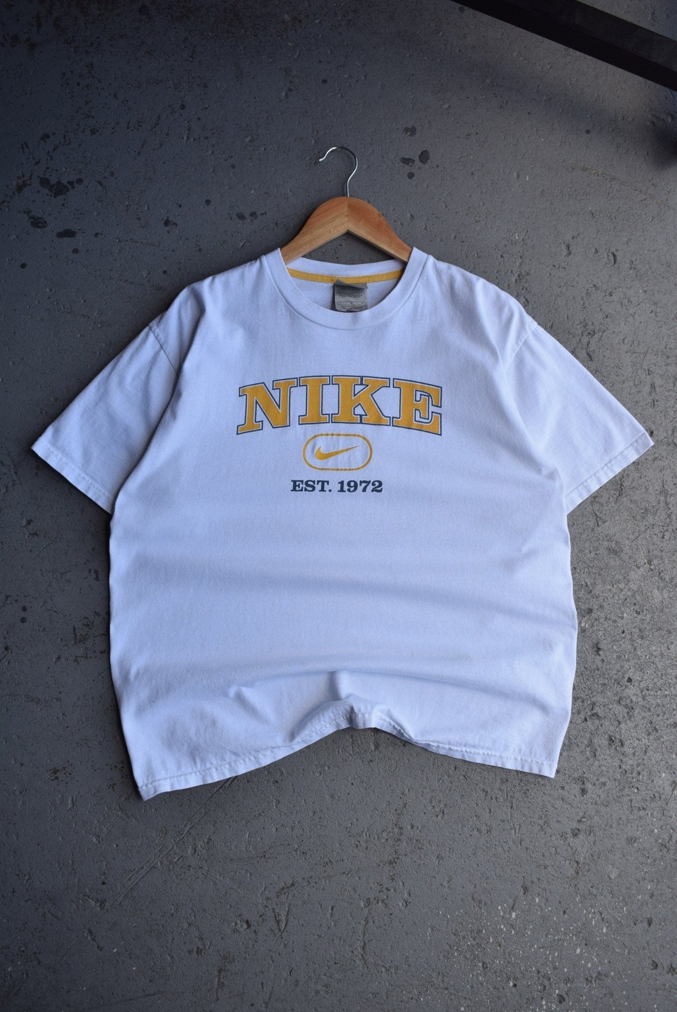 Vintage Nike Spellout Tee (L) - Retrospective Store