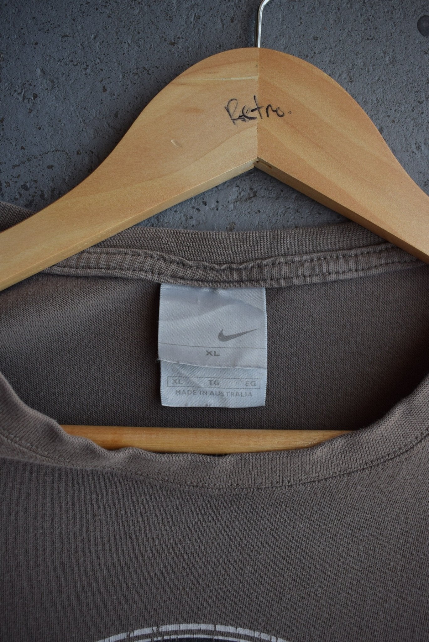 Vintage Nike Spellout Tee (L) - Retrospective Store