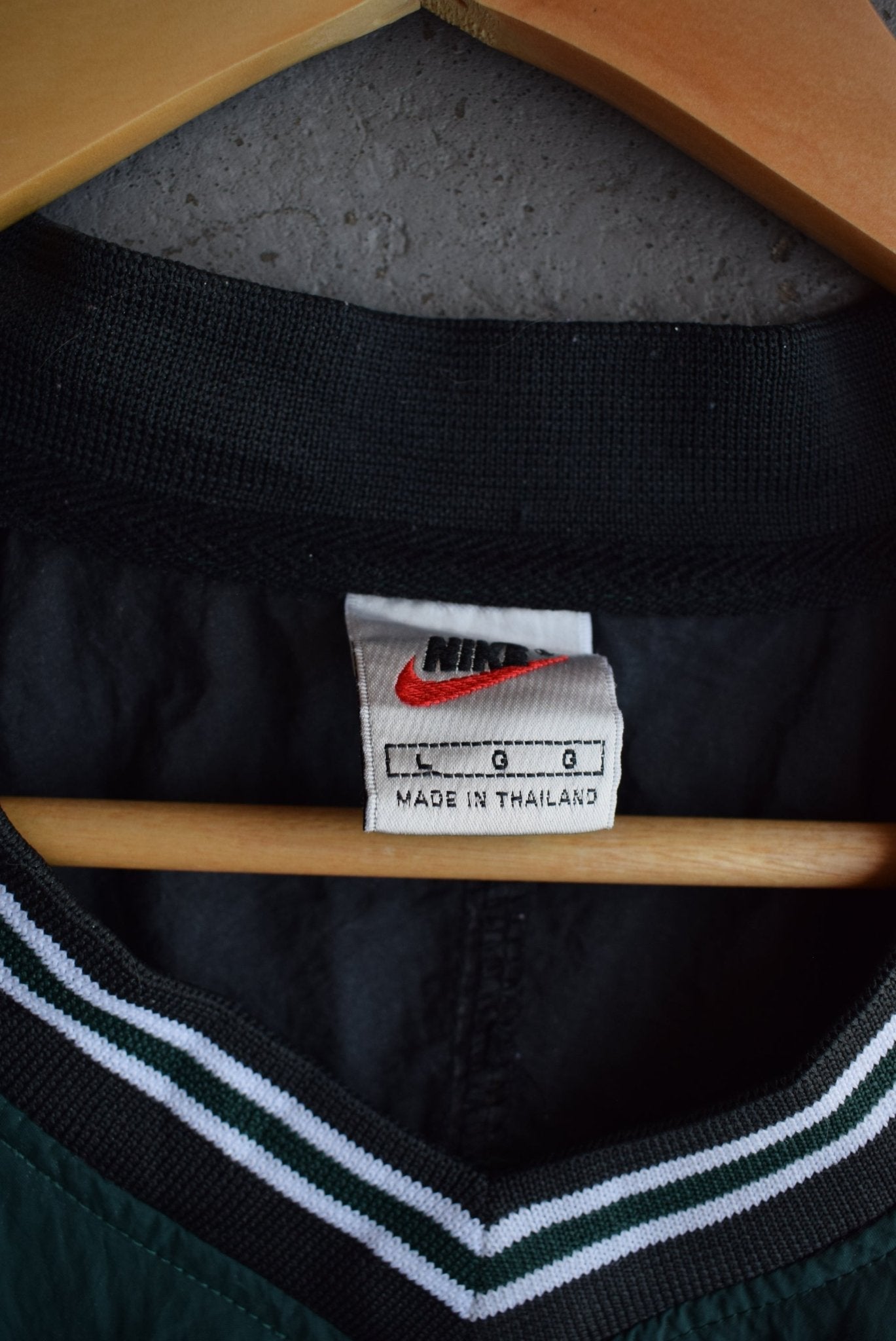 Vintage Nike x Cameron University Athletics Embroidered Pullover Jacket (L) - Retrospective Store