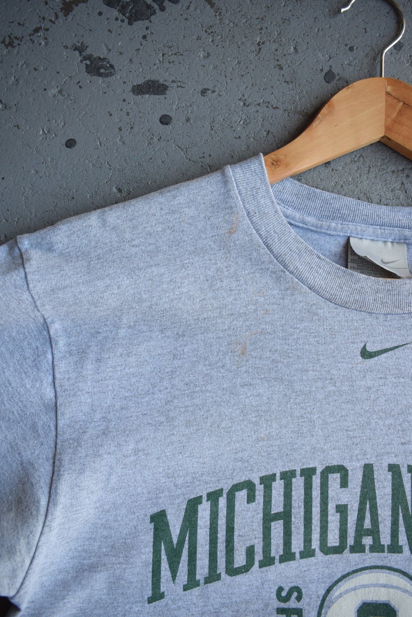 Vintage Nike x Michigan State University Basketball Tee (M) - Retrospective Store