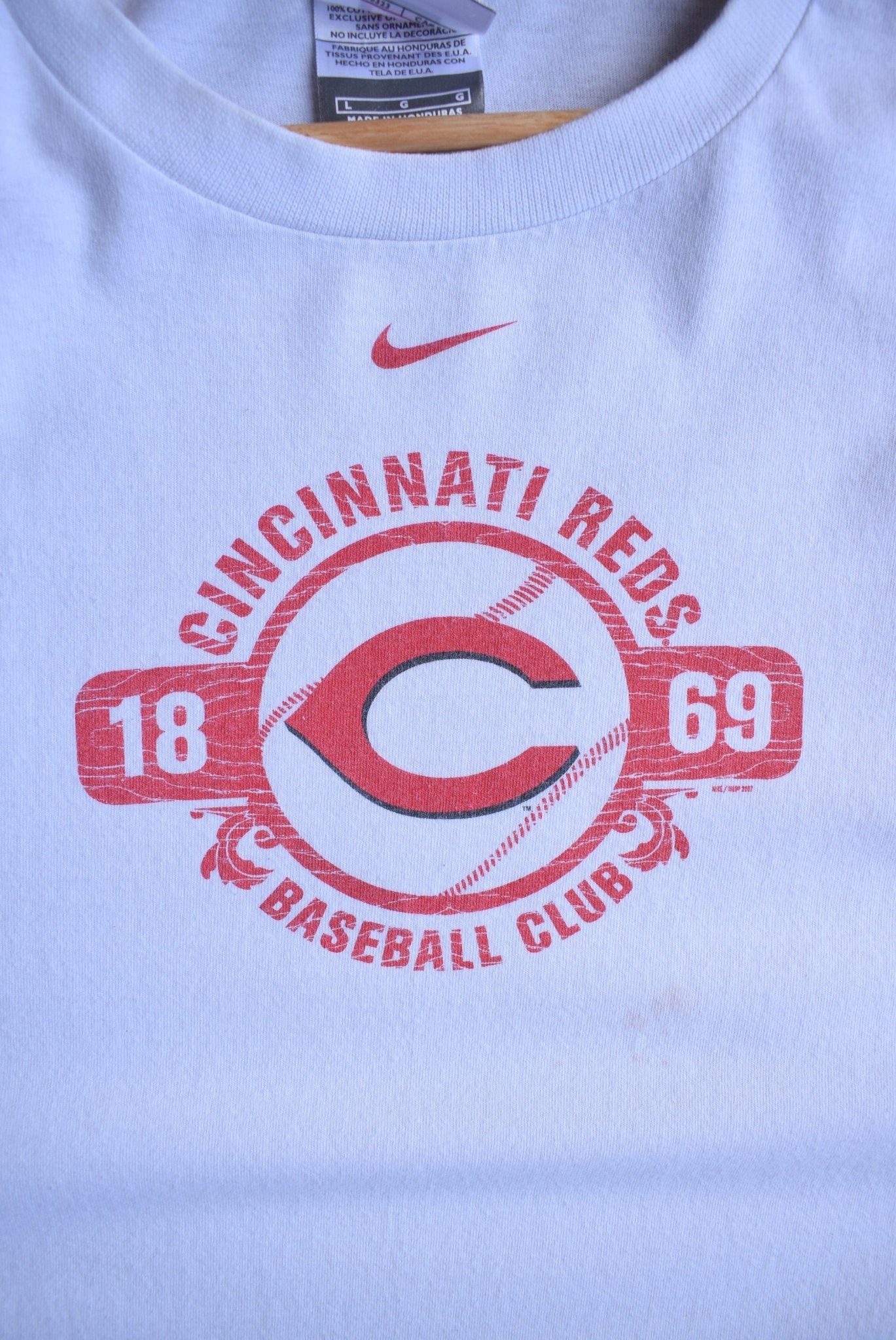 Vintage Nike x MLB Cincinnati Reds Baseball long sleeve tee (XL) - Retrospective Store