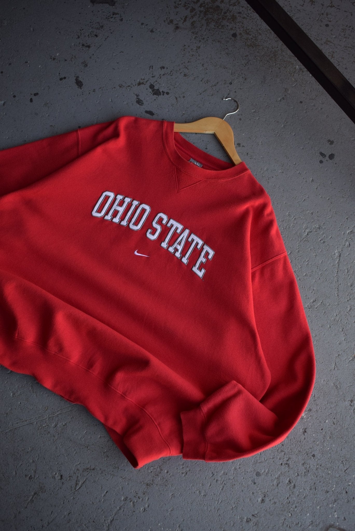 Vintage Nike x Ohio State University Embroidered Crewneck (XXL) - Retrospective Store