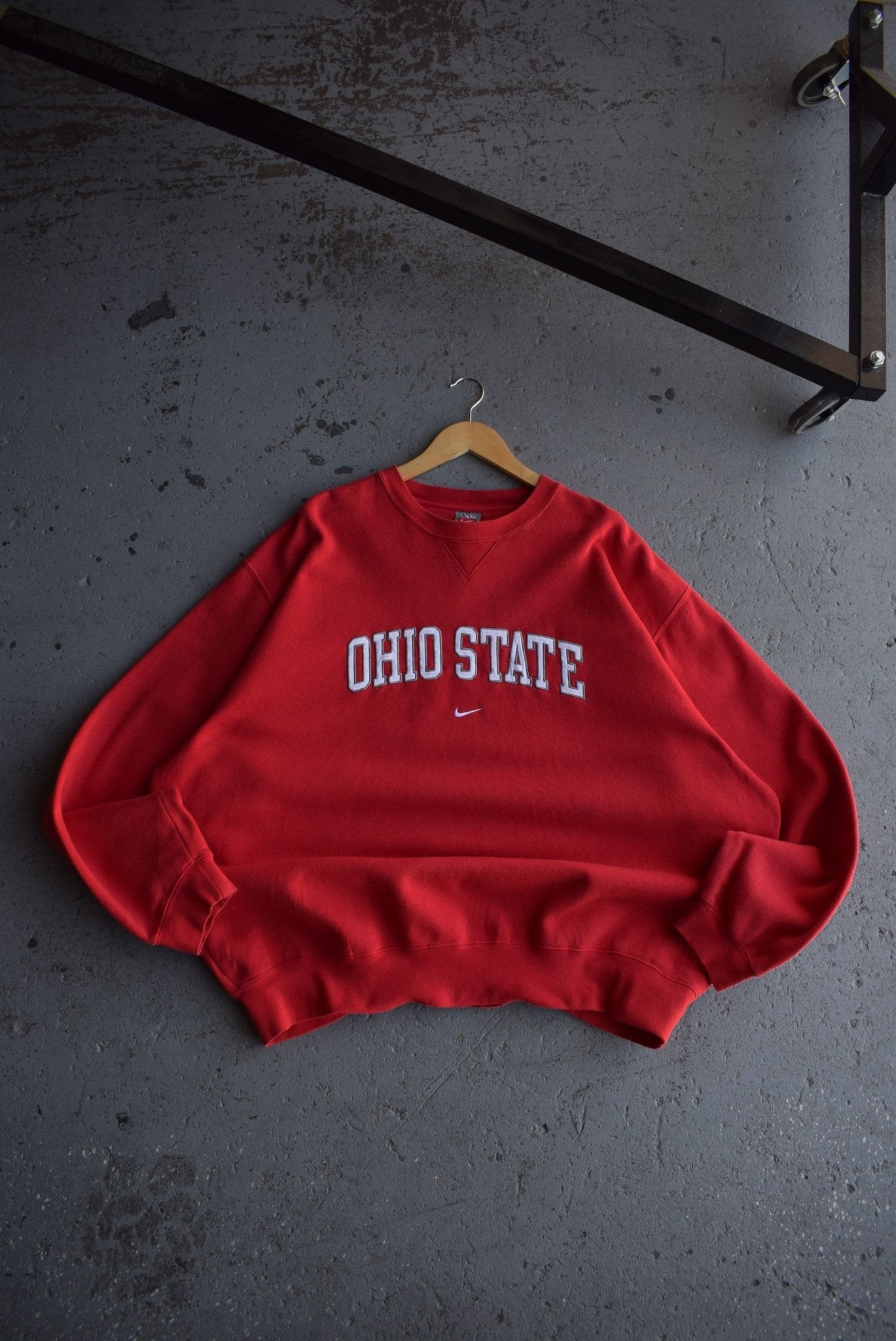 Vintage Nike x Ohio State University Embroidered Crewneck (XXL) - Retrospective Store