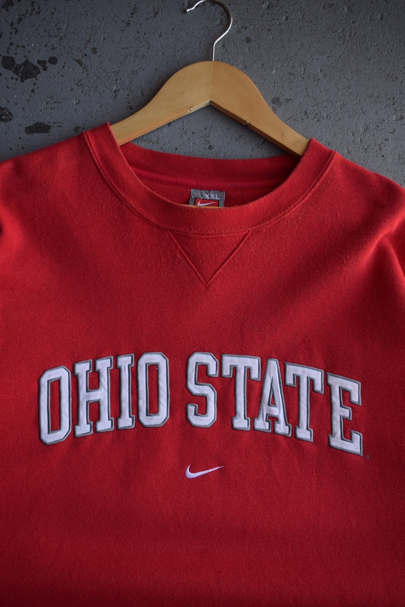 Vintage Nike x Ohio State University Embroidered Crewneck (XXL) - Retrospective Store