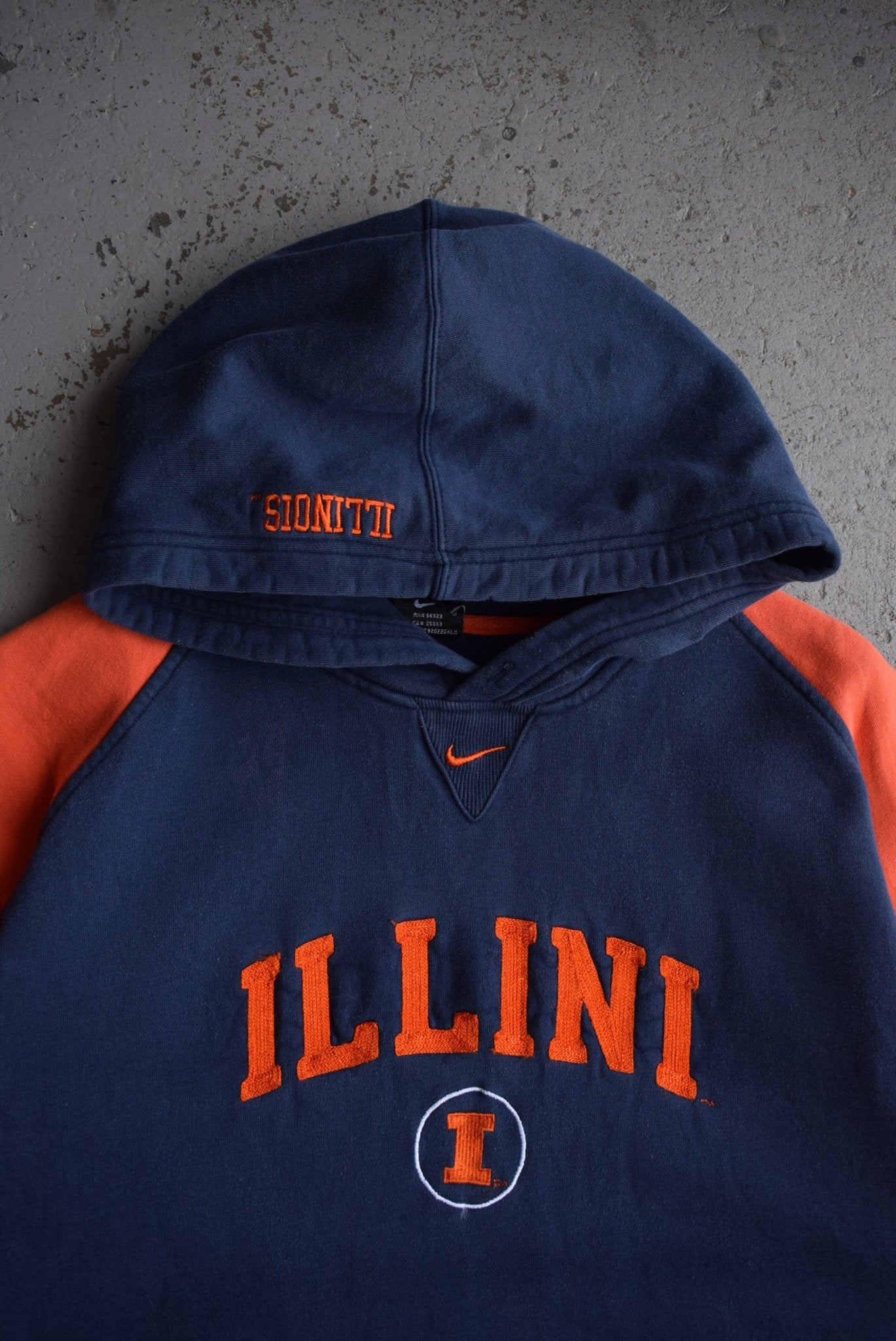 Vintage Nike x University of Illinois Embroidered Hoodie (L) - Retrospective Store