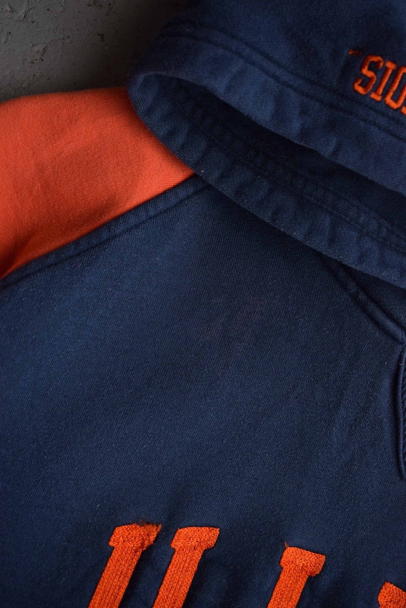 Vintage Nike x University of Illinois Embroidered Hoodie (L) - Retrospective Store