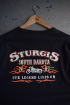 Vintage Old Bikes & Good Whiskey Tee (L) - Retrospective Store