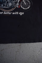 Vintage Old Bikes & Good Whiskey Tee (L) - Retrospective Store