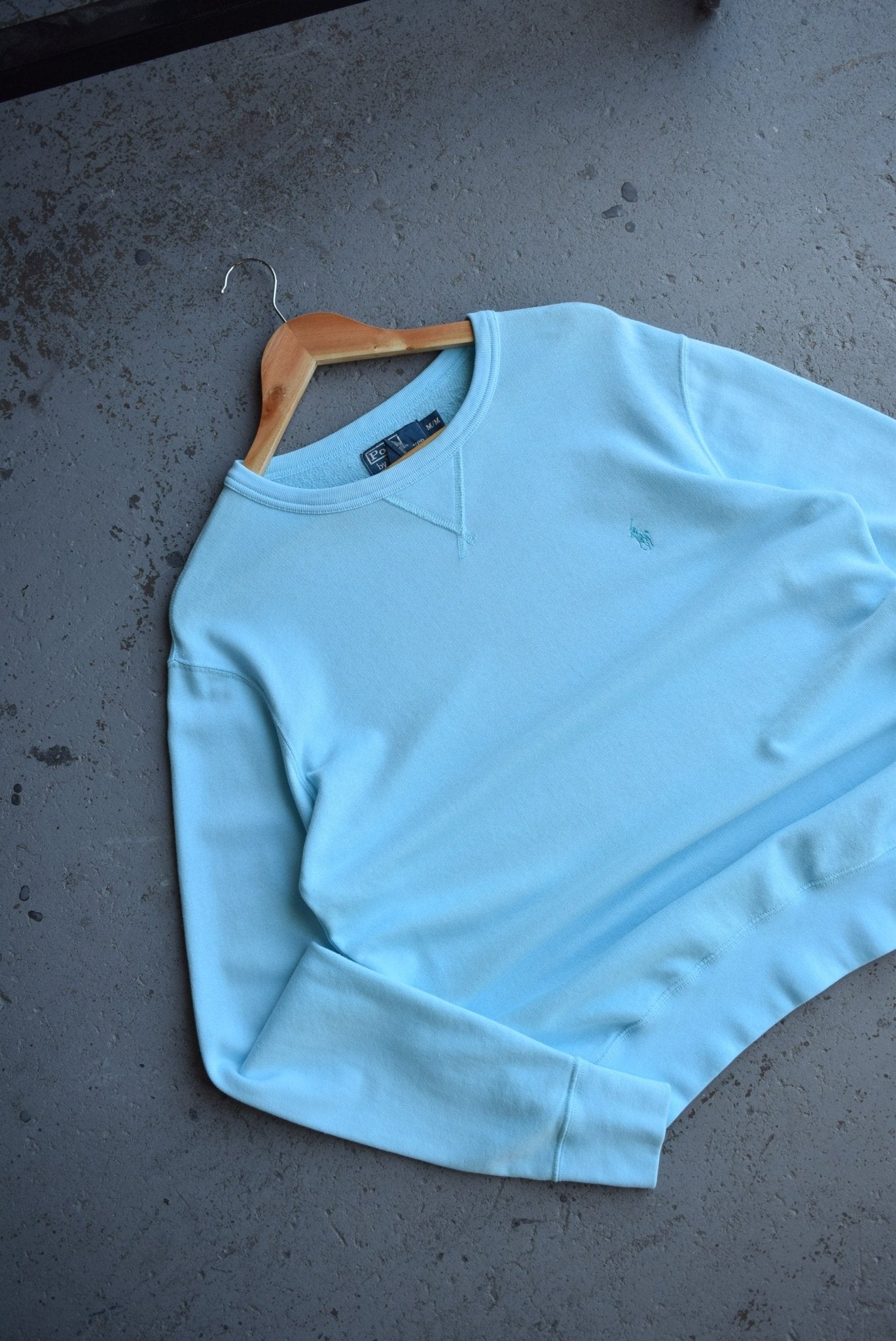 Vintage Polo Ralph Lauren Classic Logo Embroidered Crewneck (M) - Retrospective Store