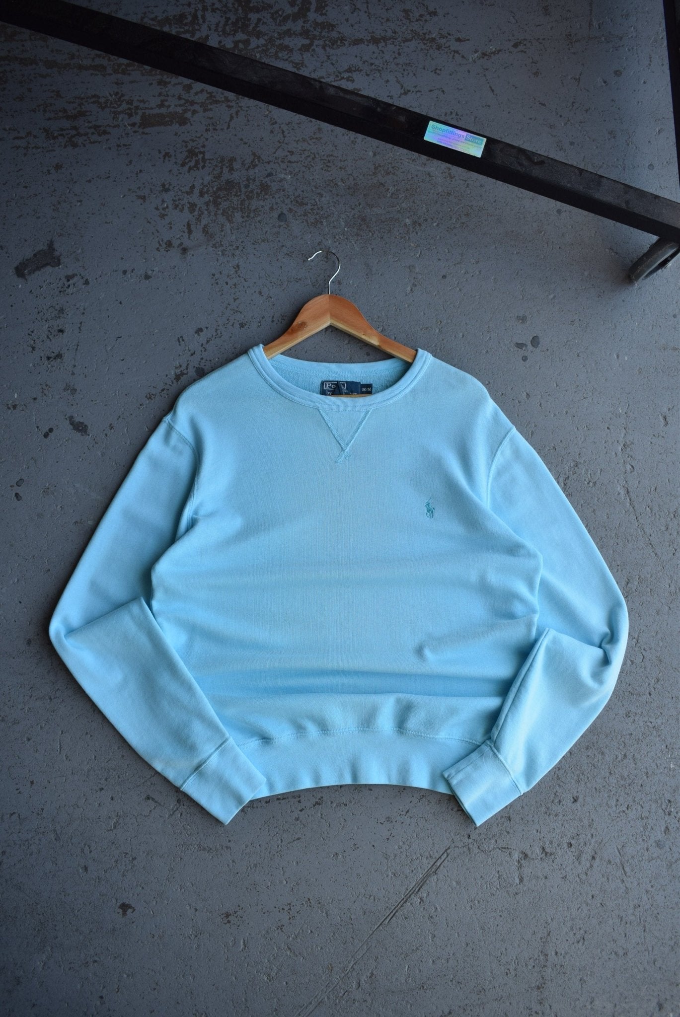 Vintage Polo Ralph Lauren Classic Logo Embroidered Crewneck (M) - Retrospective Store