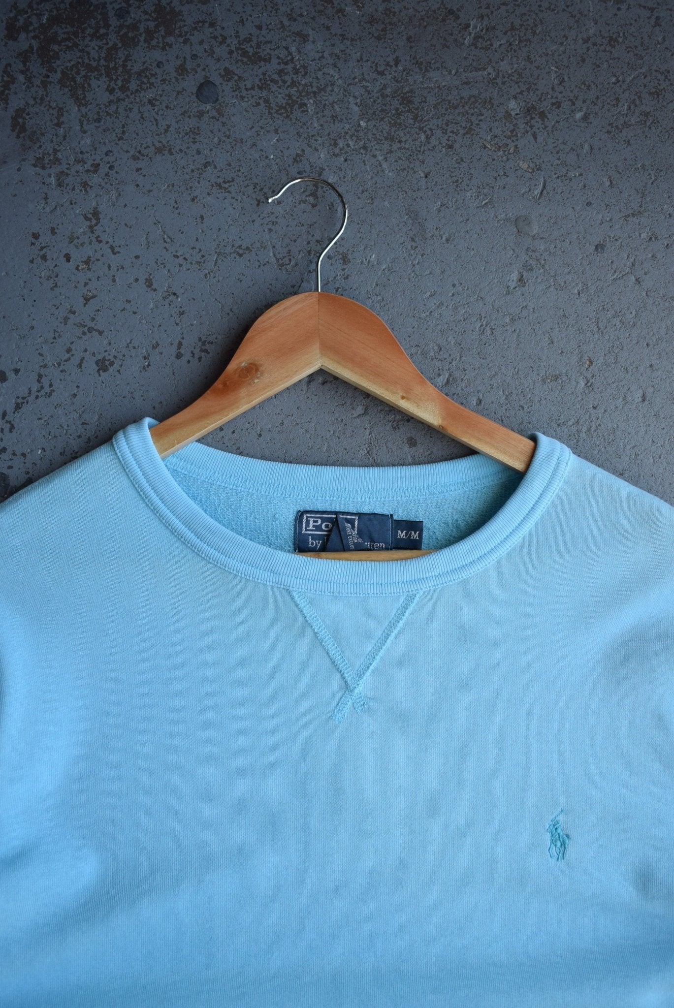 Vintage Polo Ralph Lauren Classic Logo Embroidered Crewneck (M) - Retrospective Store