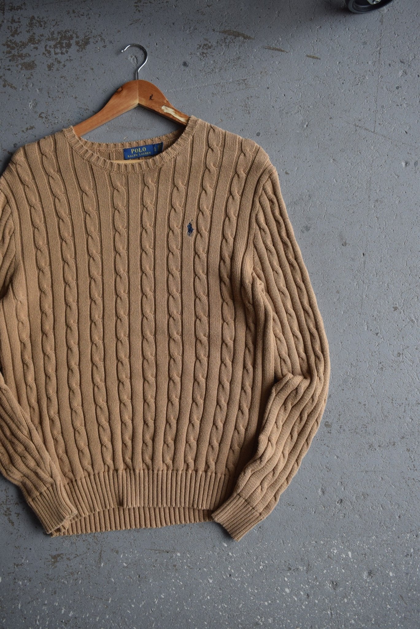 Vintage Polo Ralph Lauren Classic Logo Embroidered Knitted Sweater (M) - Retrospective Store