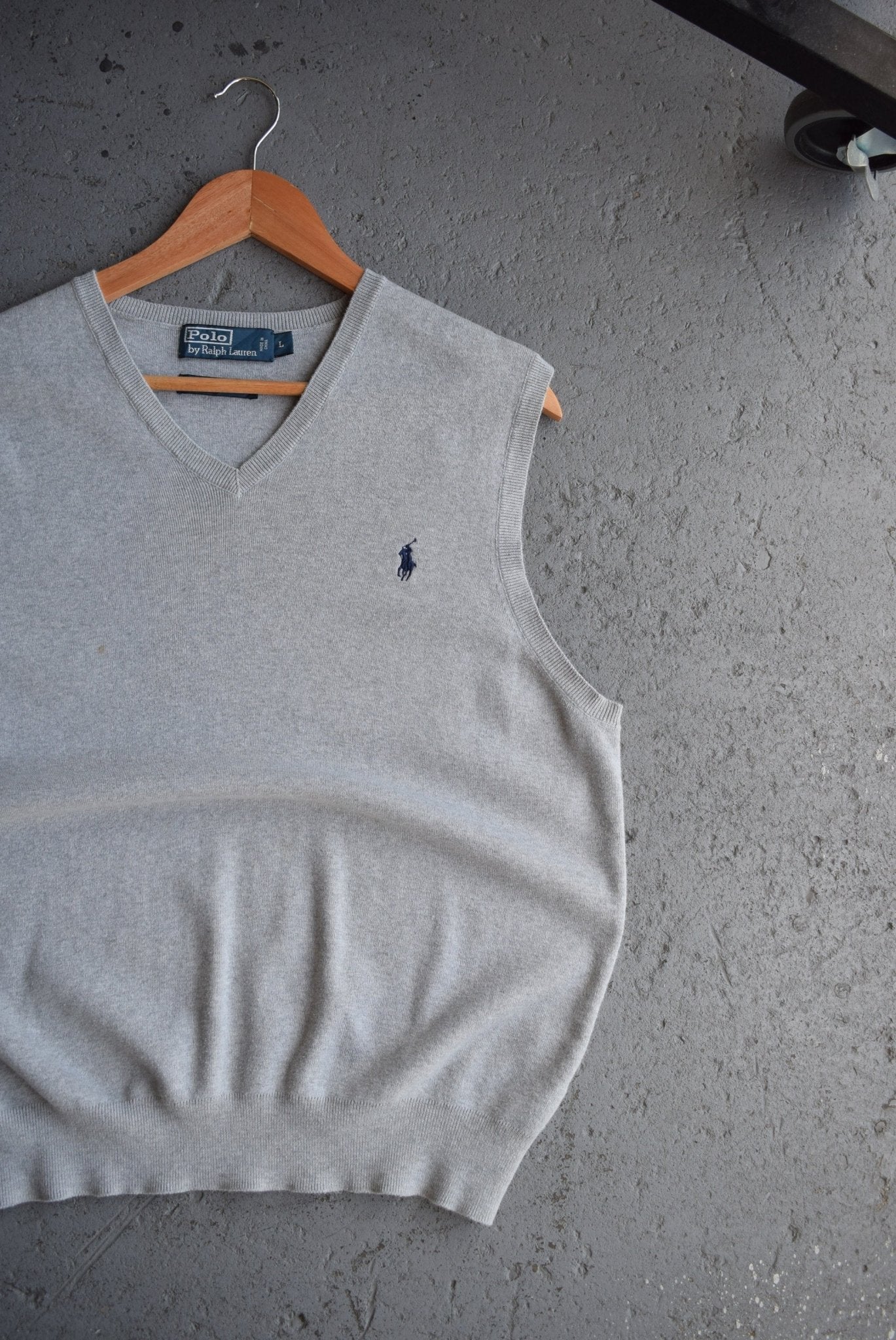 Vintage Polo Ralph Lauren Classic Logo Embroidered Knitted Vest (M/L) - Retrospective Store