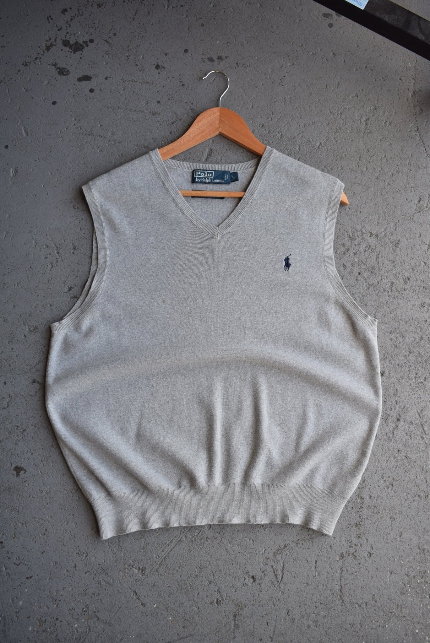 Vintage Polo Ralph Lauren Classic Logo Embroidered Knitted Vest (M/L) - Retrospective Store