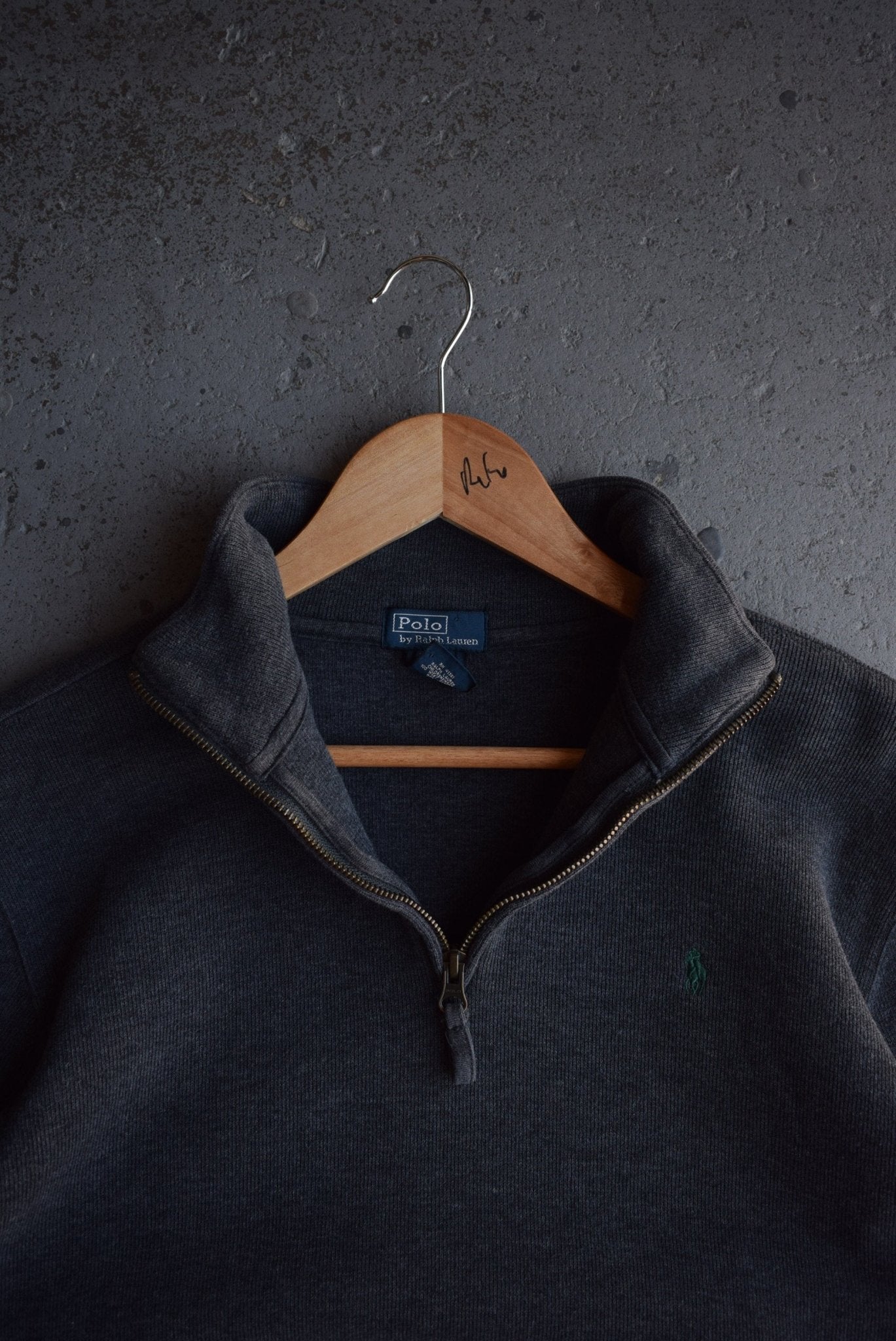 Vintage Polo Ralph Lauren Classic Logo Embroidered Quarter Zip (S) - Retrospective Store