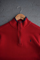 Vintage Polo Ralph Lauren Classic Logo Embroidered Quarter Zip (S) - Retrospective Store