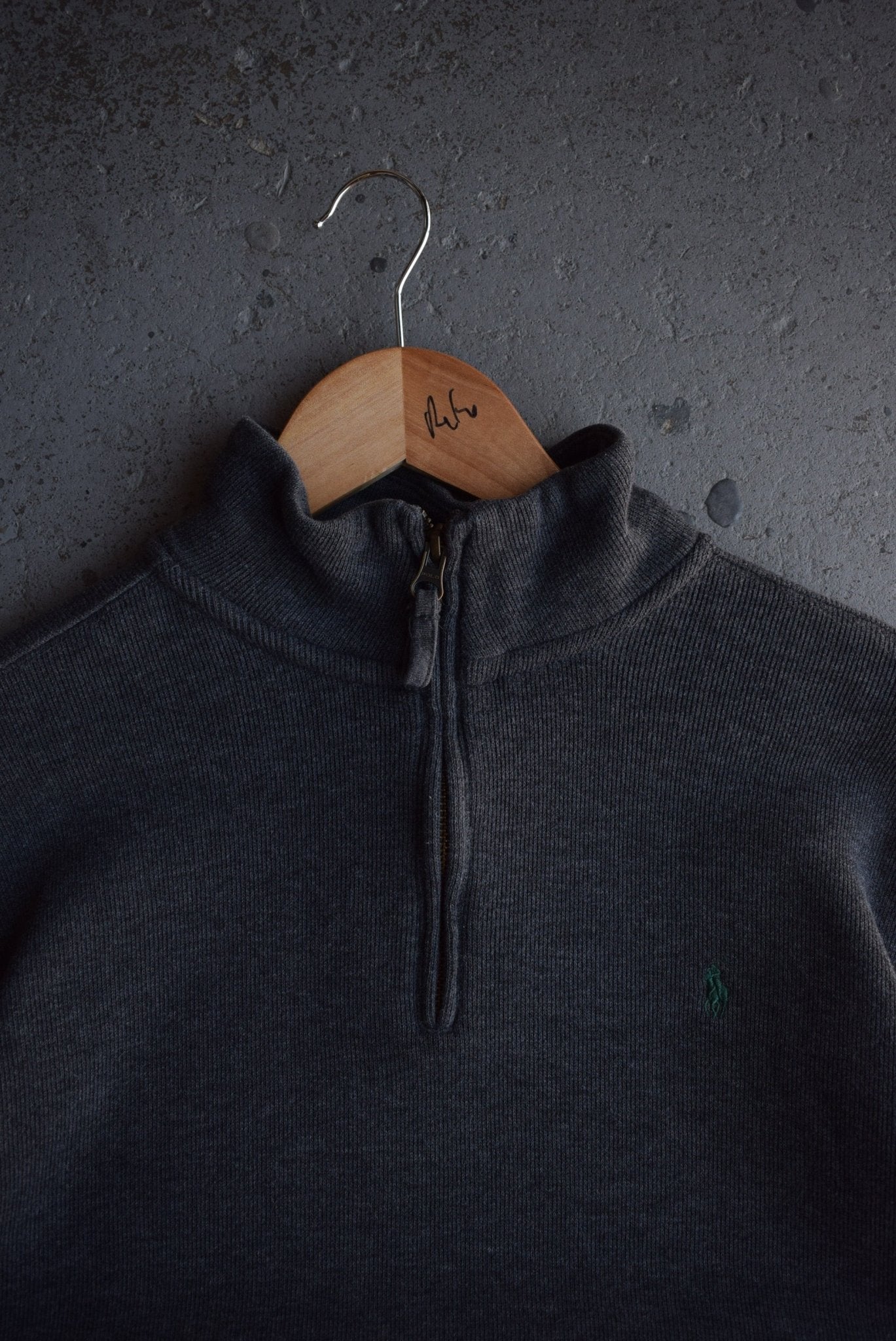 Vintage Polo Ralph Lauren Classic Logo Embroidered Quarter Zip (S) - Retrospective Store