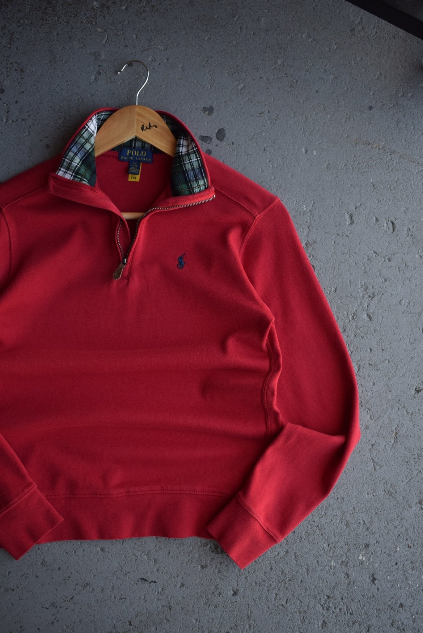 Vintage Polo Ralph Lauren Classic Logo Embroidered Quarter Zip (XS/S) - Retrospective Store