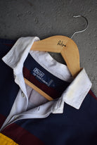 Vintage Polo Ralph Lauren Classic Logo Embroidered Rugby Polo (XL/XXL) - Retrospective Store