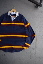 Vintage Polo Ralph Lauren Classic Logo Embroidered Rugby Polo (XL/XXL) - Retrospective Store