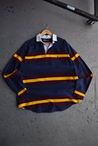 Vintage Polo Ralph Lauren Classic Logo Embroidered Rugby Polo (XL/XXL) - Retrospective Store