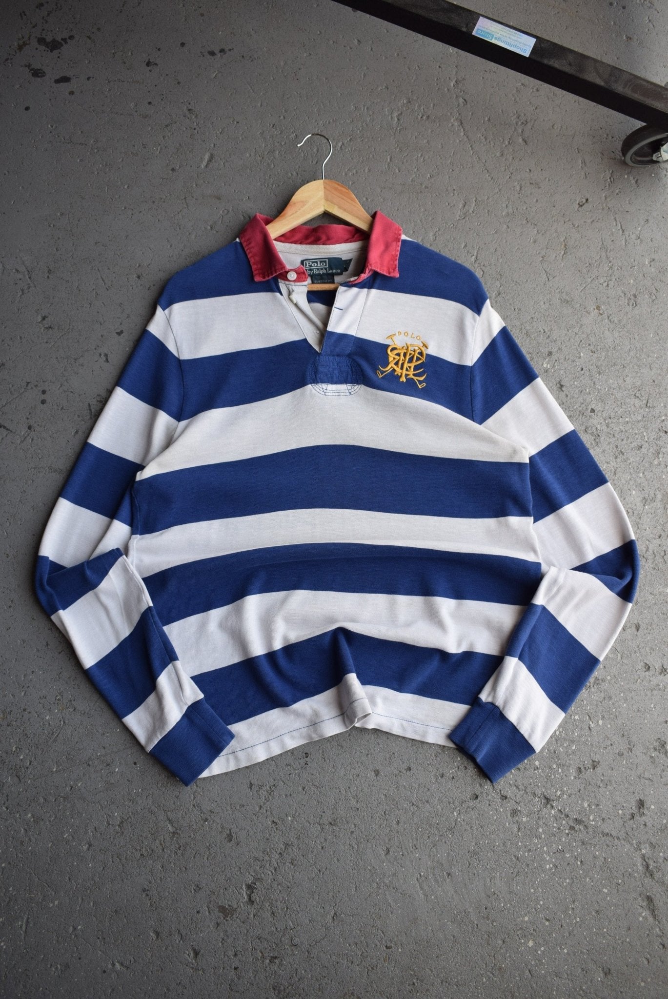 Vintage Polo Ralph Lauren Embroidered Rugby Polo (L) - Retrospective Store