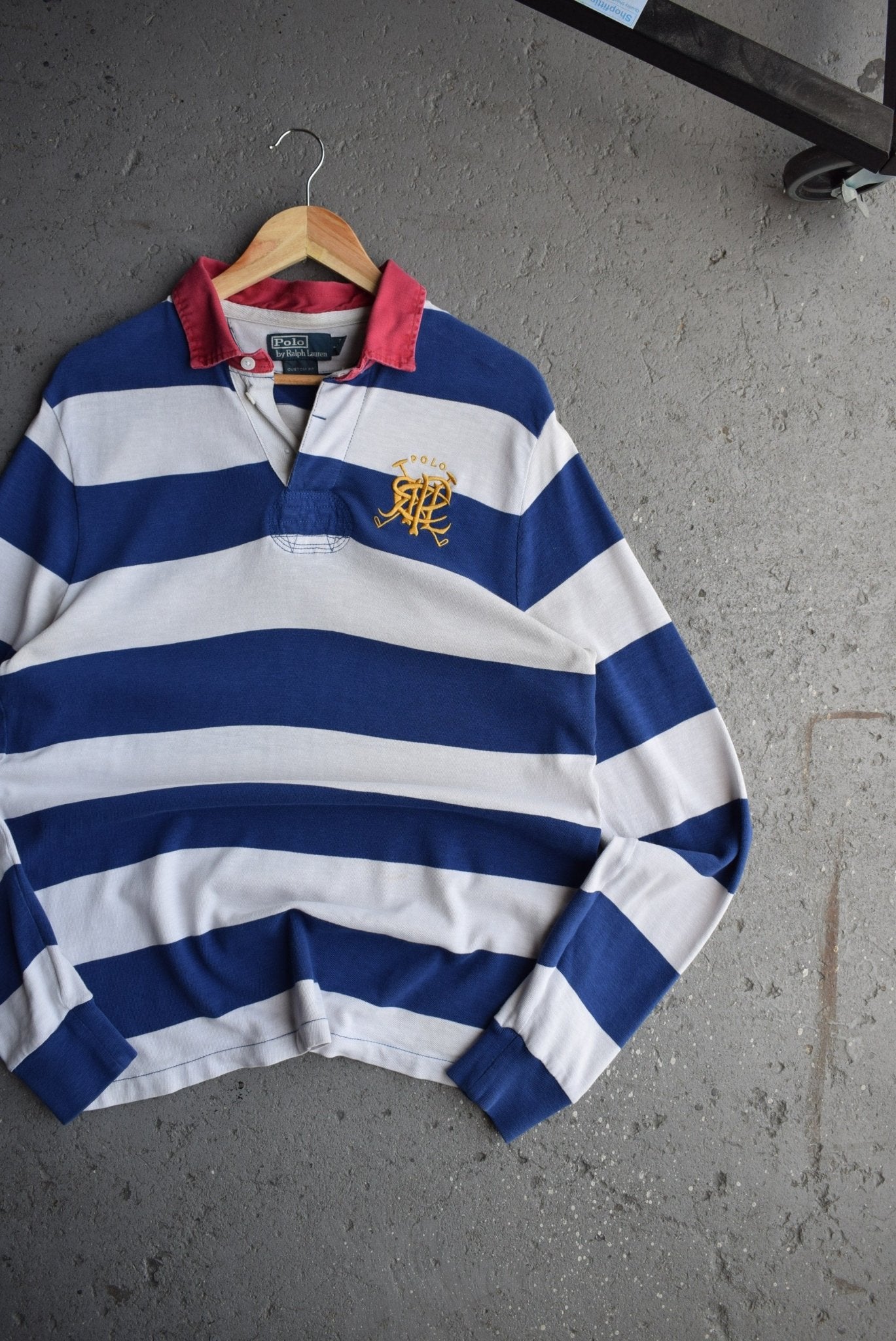 Vintage Polo Ralph Lauren Embroidered Rugby Polo (L) - Retrospective Store