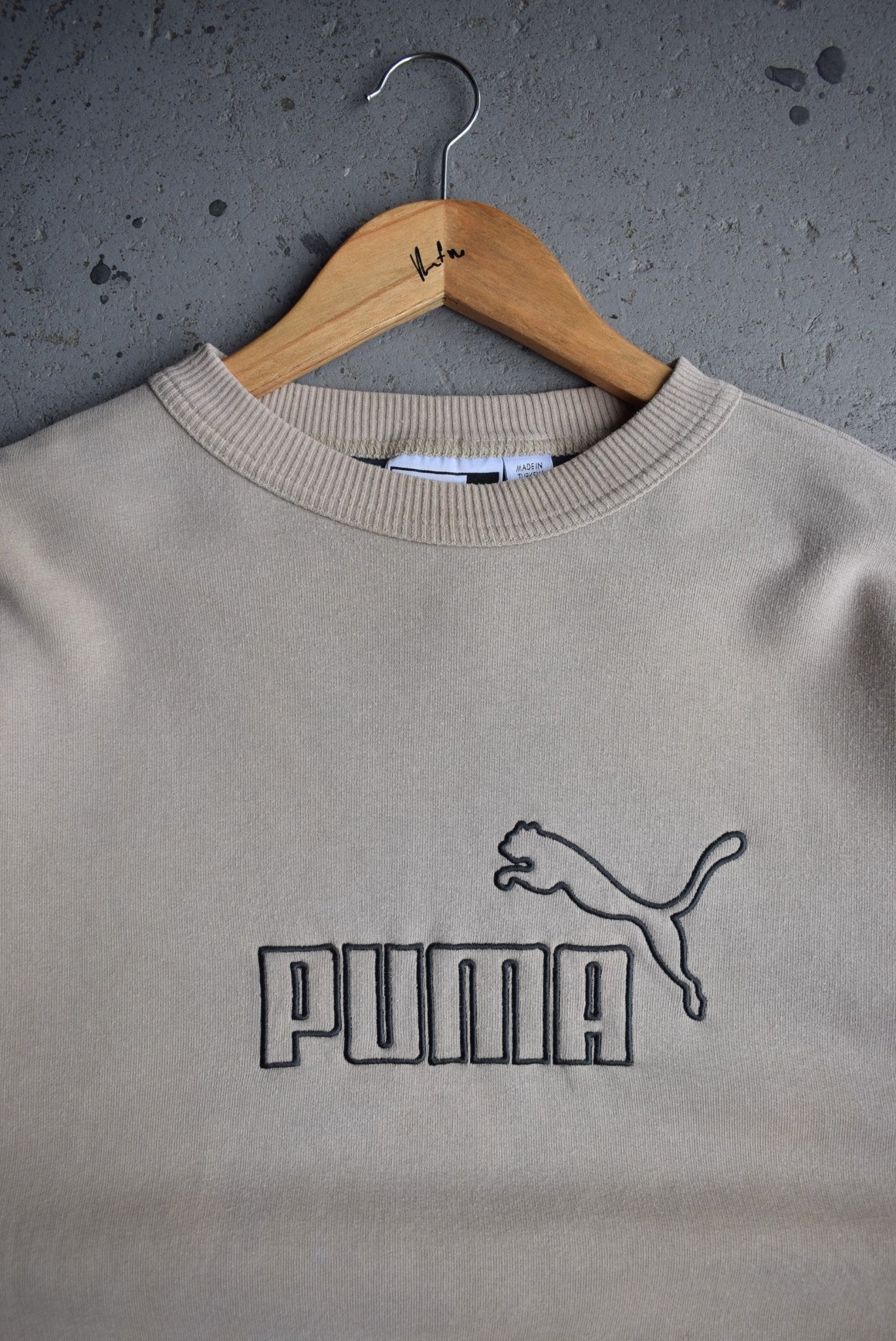 Vintage Puma Embroidered Spellout Crewneck (XXL) - Retrospective Store