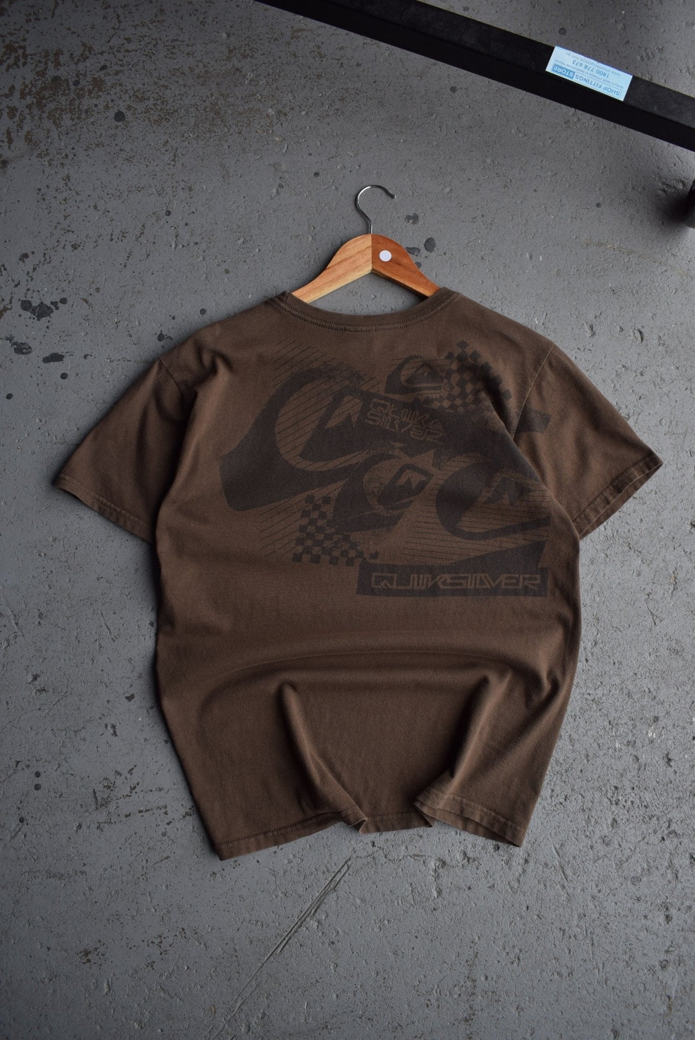 Vintage Quiksilver Spellout Tee (S) - Retrospective Store