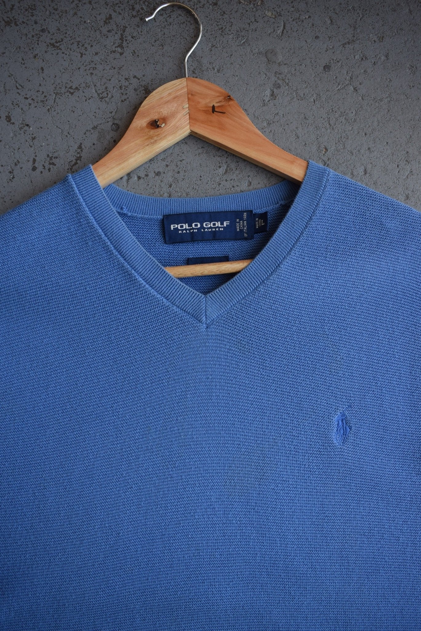 Vintage Ralph Lauren Polo Golf Classic Logo Embroidered Vest (L/XL) - Retrospective Store