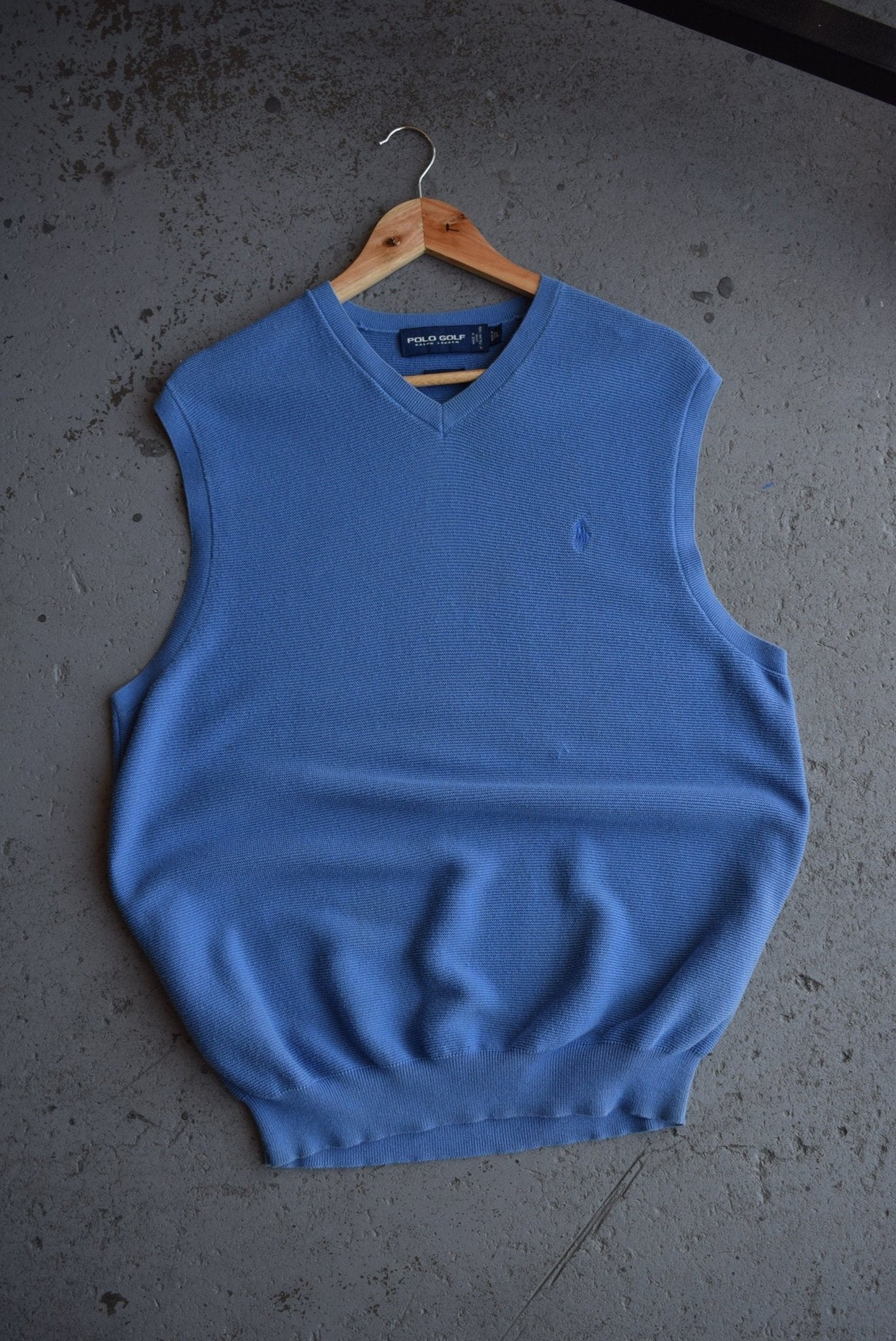 Vintage Ralph Lauren Polo Golf Classic Logo Embroidered Vest (L/XL) - Retrospective Store
