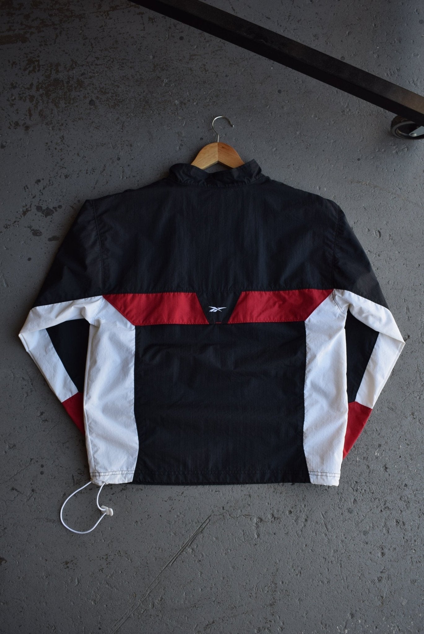 Vintage Reebok Classic Logo Embroidered Quarter Zip Jacket (M) - Retrospective Store