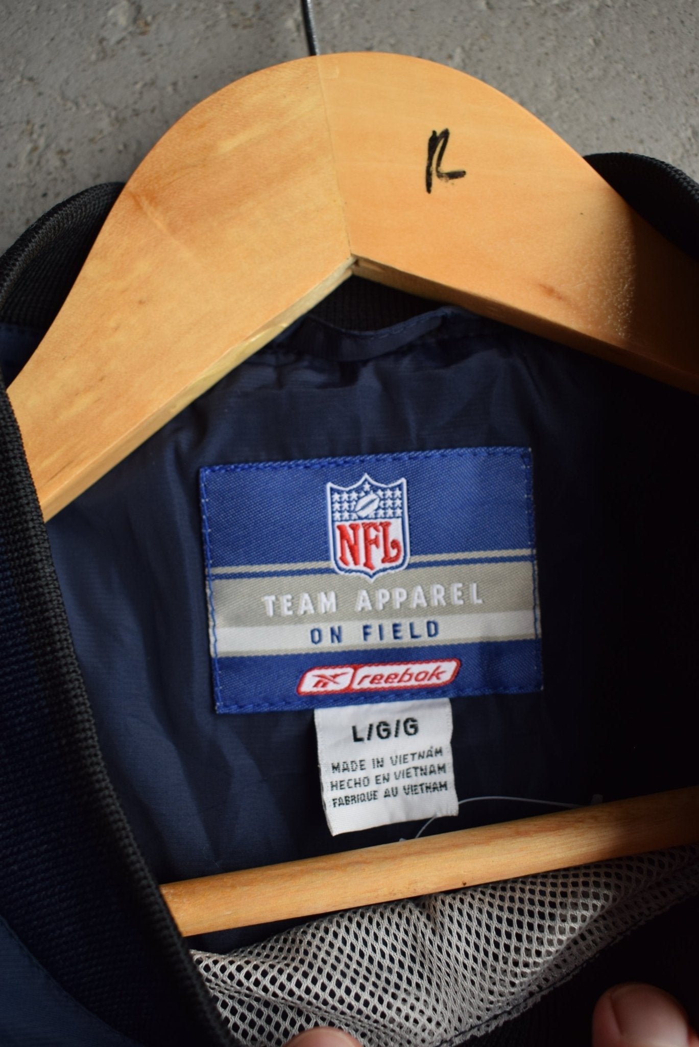 Vintage Reebok x NFL Dallas Cowboys Embroidered Pullover Jacket (XL) - Retrospective Store