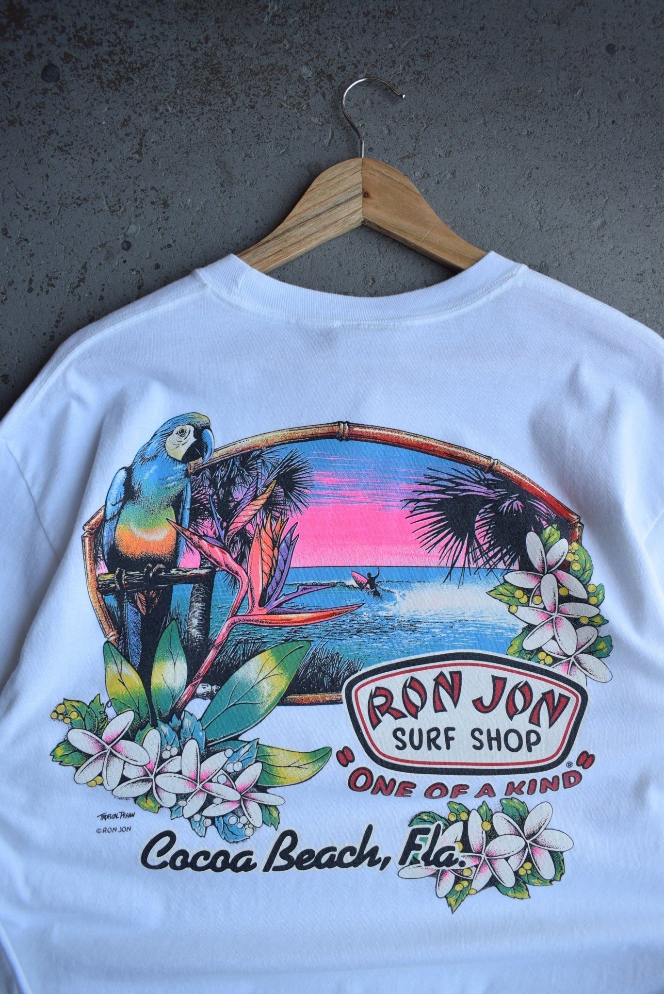 Vintage Ron Jon Surf Shop Long Sleeve Tee (L) - Retrospective Store