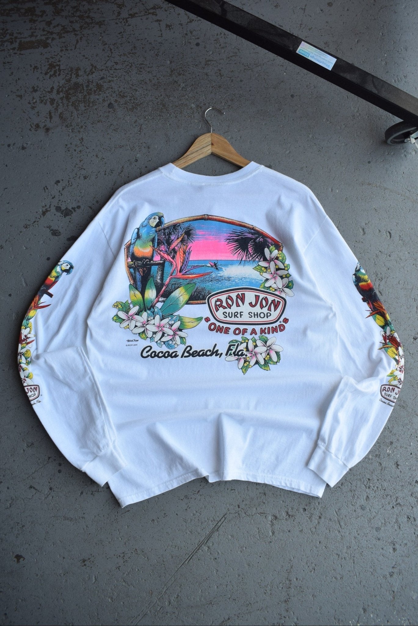 Vintage Ron Jon Surf Shop Long Sleeve Tee (L) - Retrospective Store