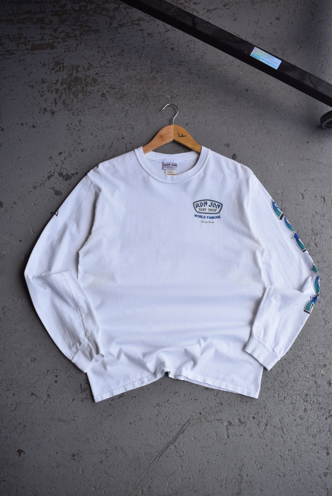 Vintage Ron Jon Surf Shop Long Sleeve Tee (M) - Retrospective Store