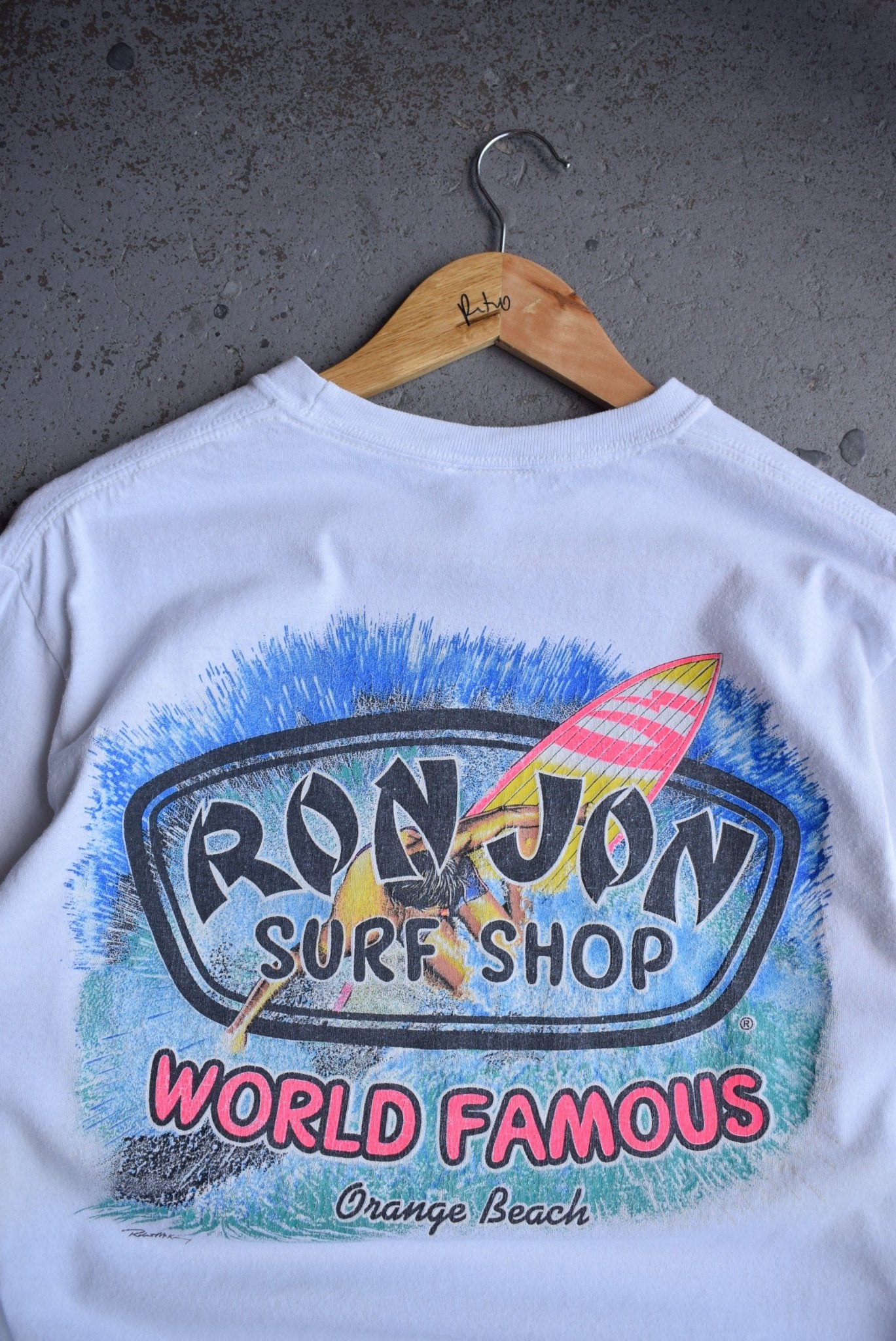Vintage Ron Jon Surf Shop Long Sleeve Tee (M) - Retrospective Store
