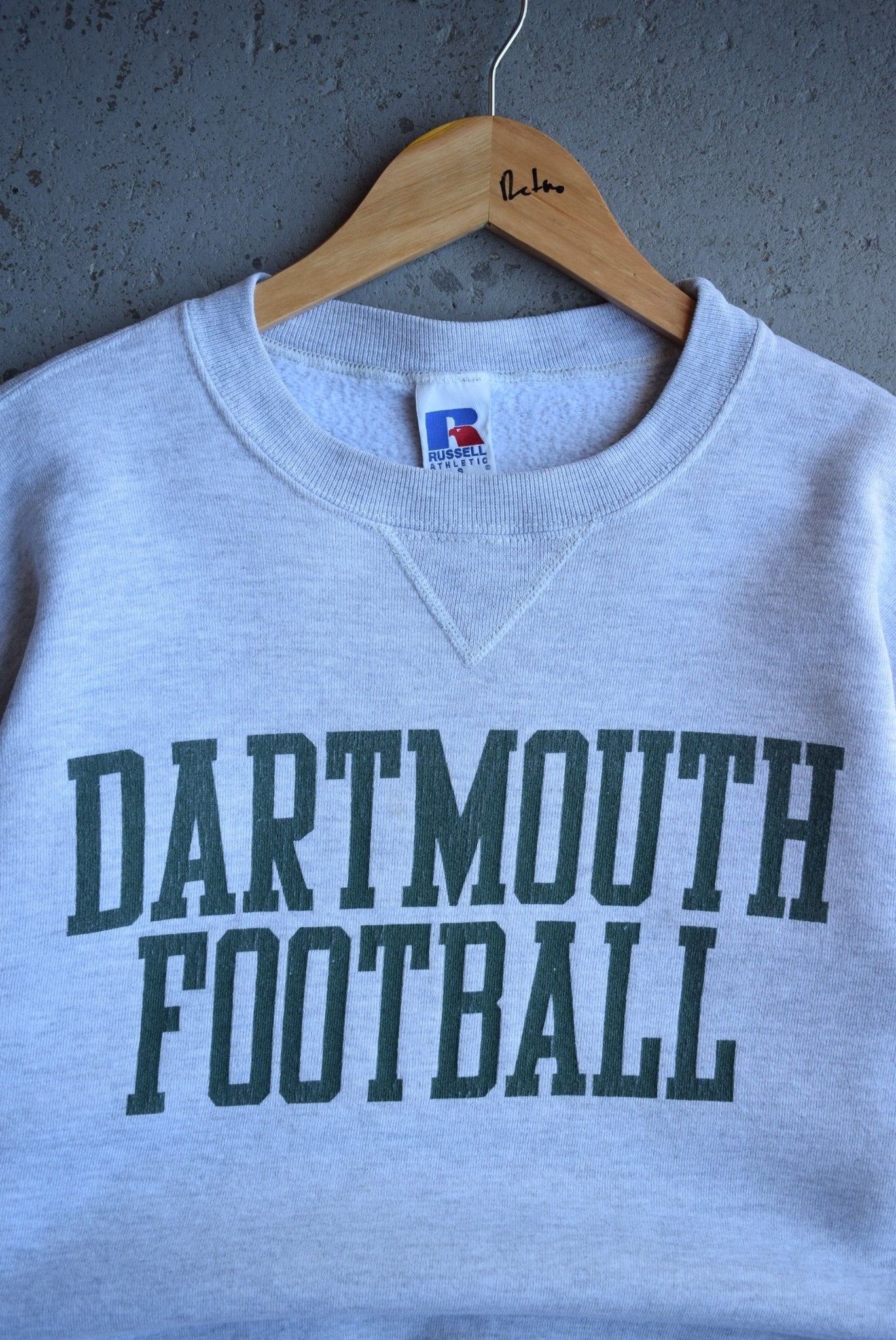Vintage Russell Athletic x Dartmouth College Football Crewneck (S) - Retrospective Store