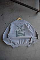 Vintage Salem Electric 'Safety Is No Accident' Graphic Crewneck (L) - Retrospective Store