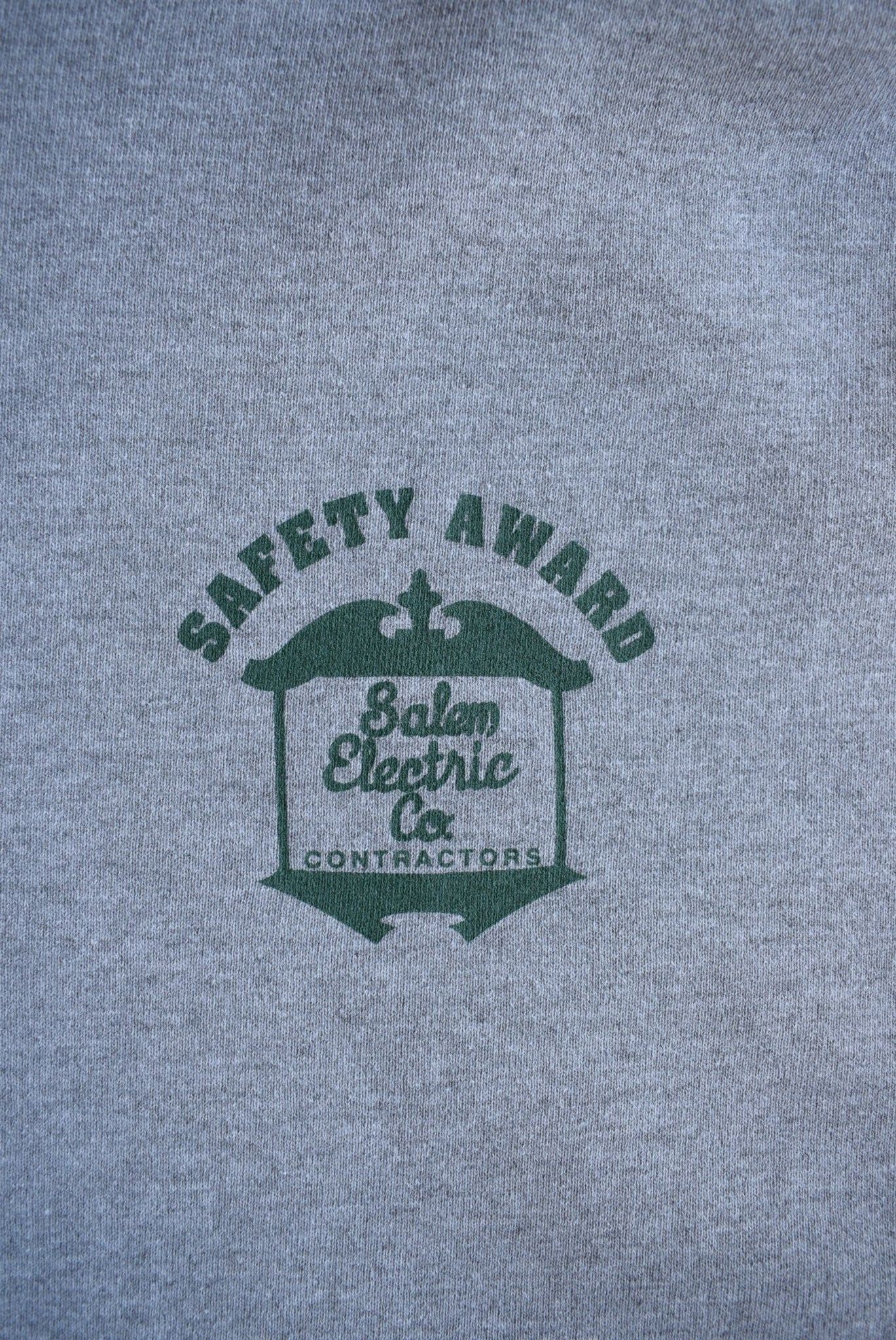 Vintage Salem Electric 'Safety Is No Accident' Graphic Crewneck (L) - Retrospective Store
