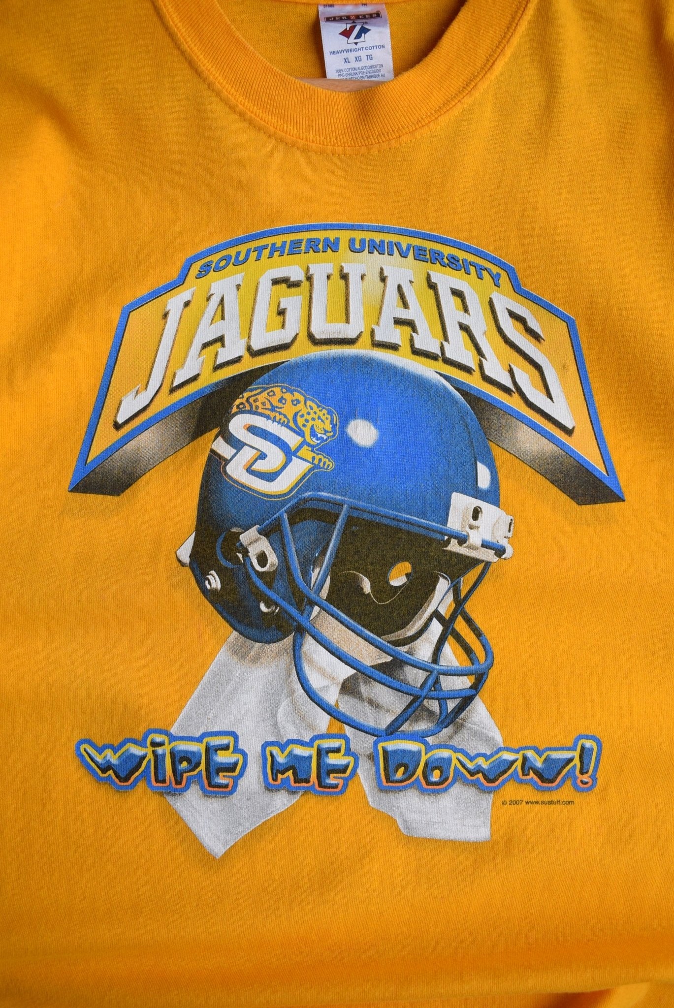 Vintage Southern University Jaguars Football Tee (XL) - Retrospective Store
