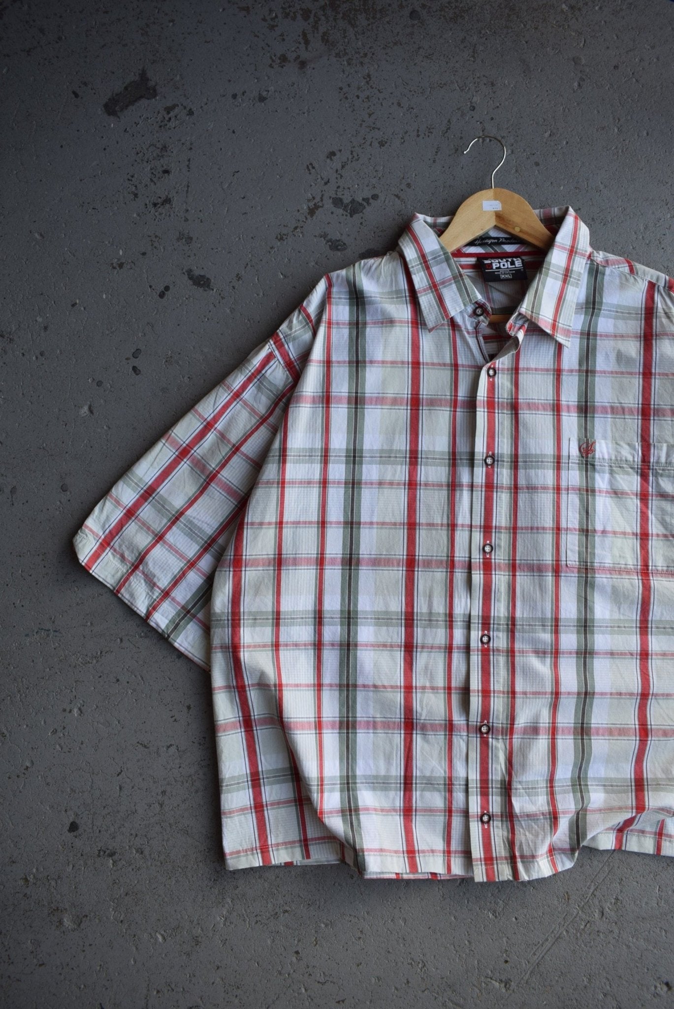 Vintage Southpole Cropped Button Up (XXL) - Retrospective Store