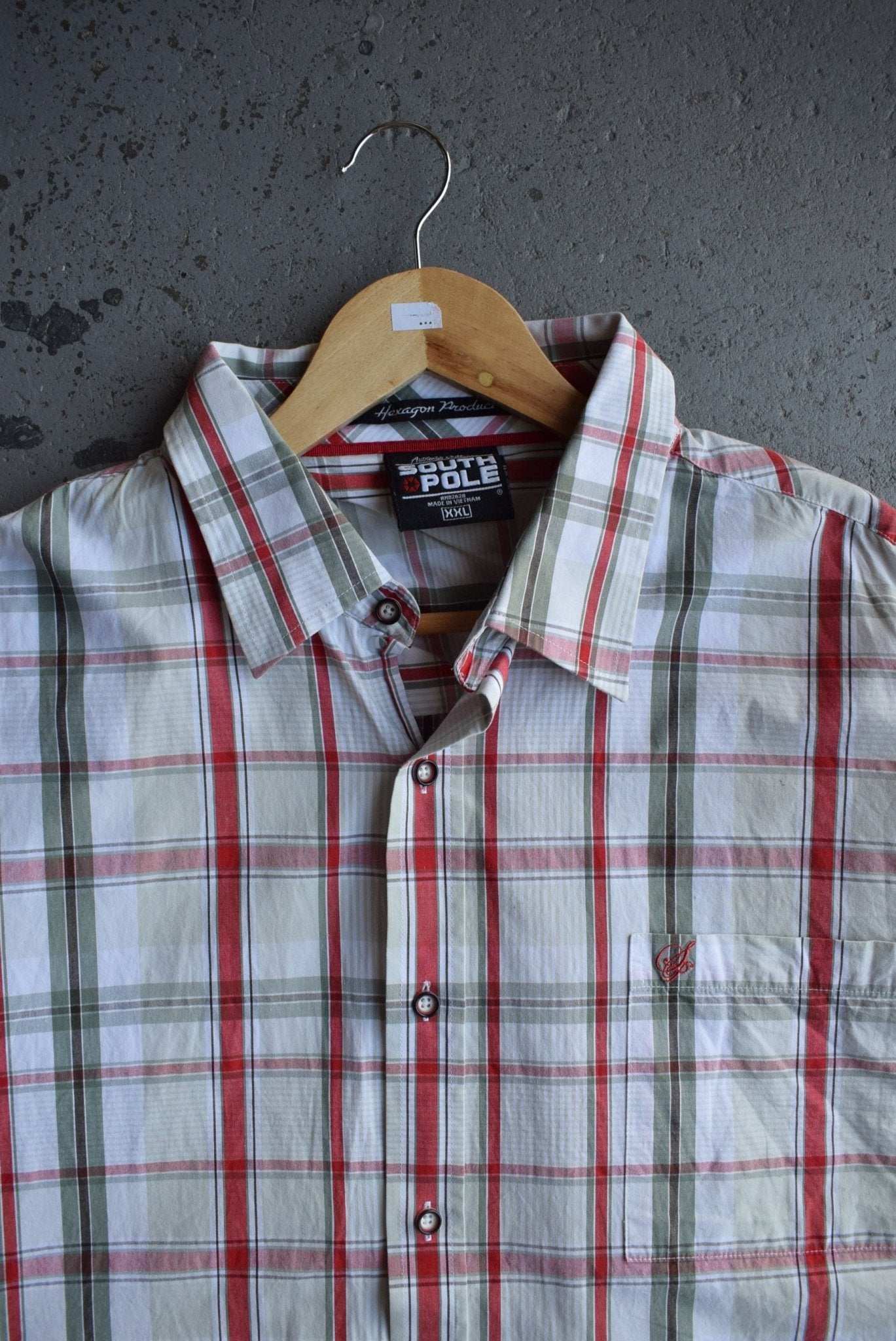 Vintage Southpole Cropped Button Up (XXL) - Retrospective Store