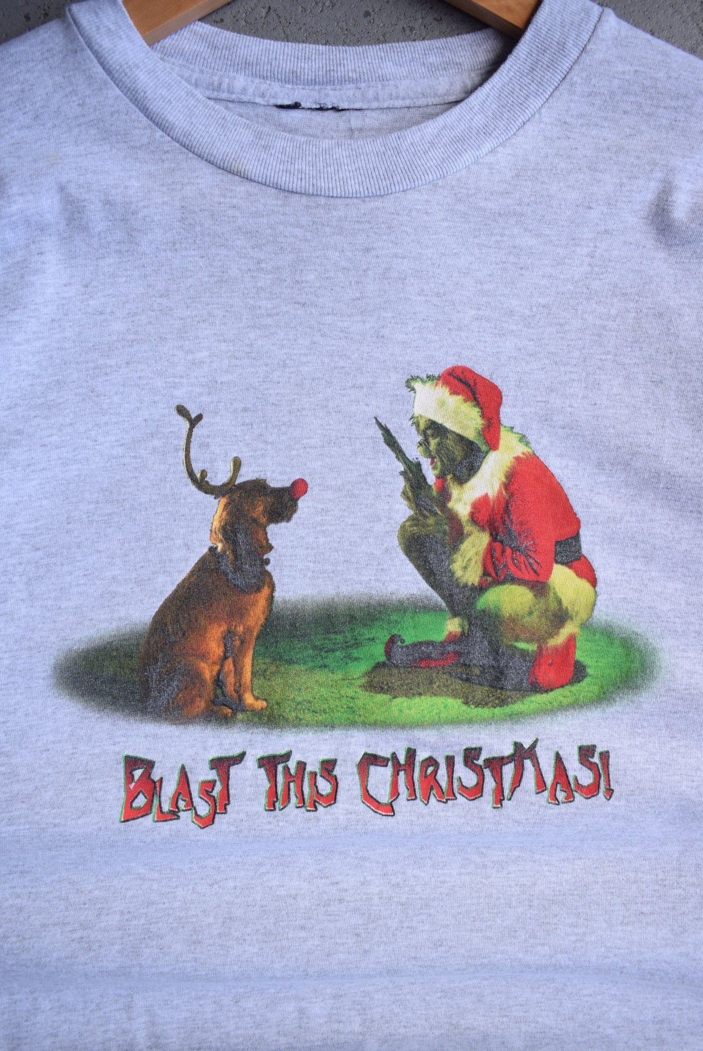 Vintage The Grinch 'Blast This Christmas' Tee (M) - Retrospective Store