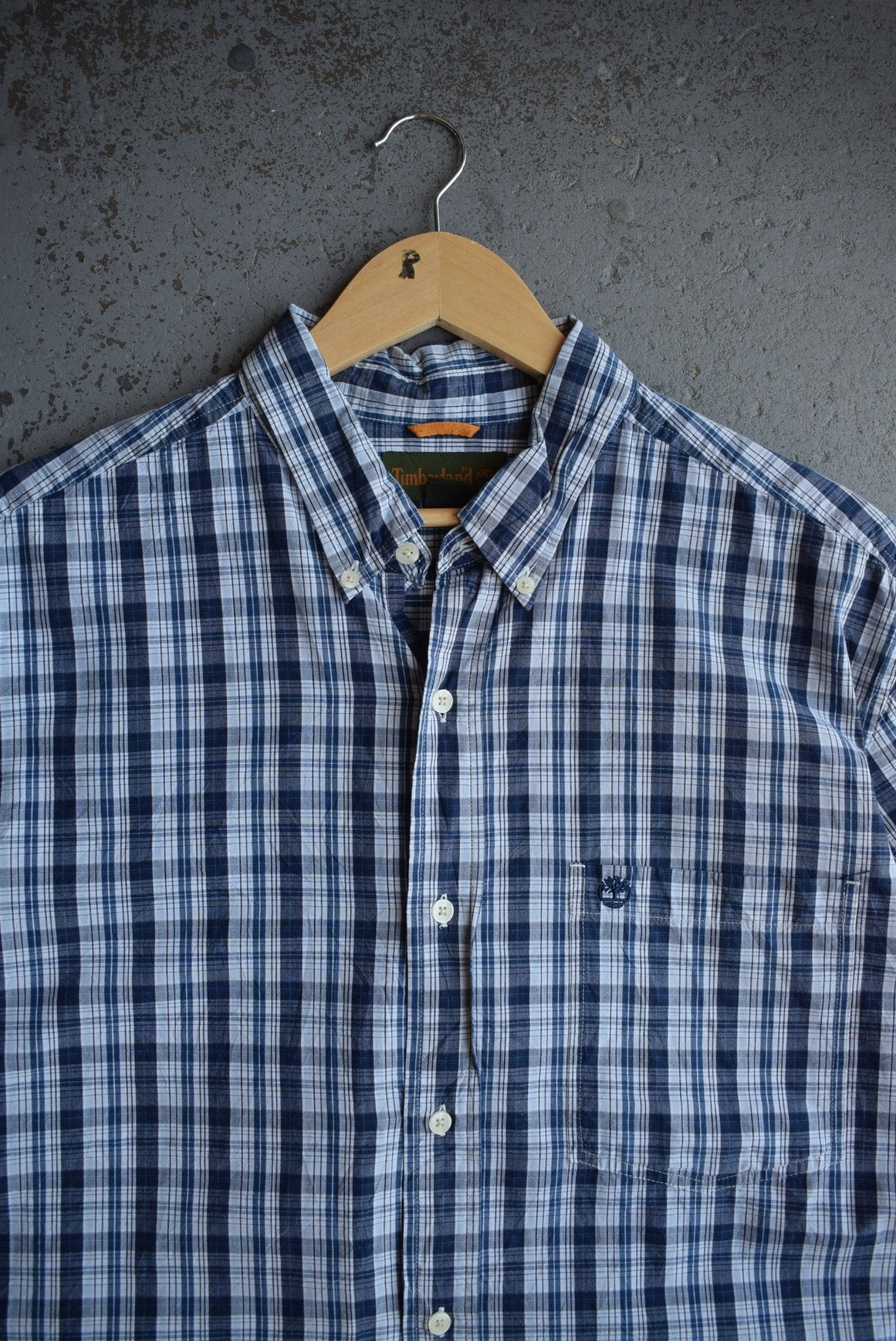 Vintage Timberland Cropped Button Up (L/XL) - Retrospective Store