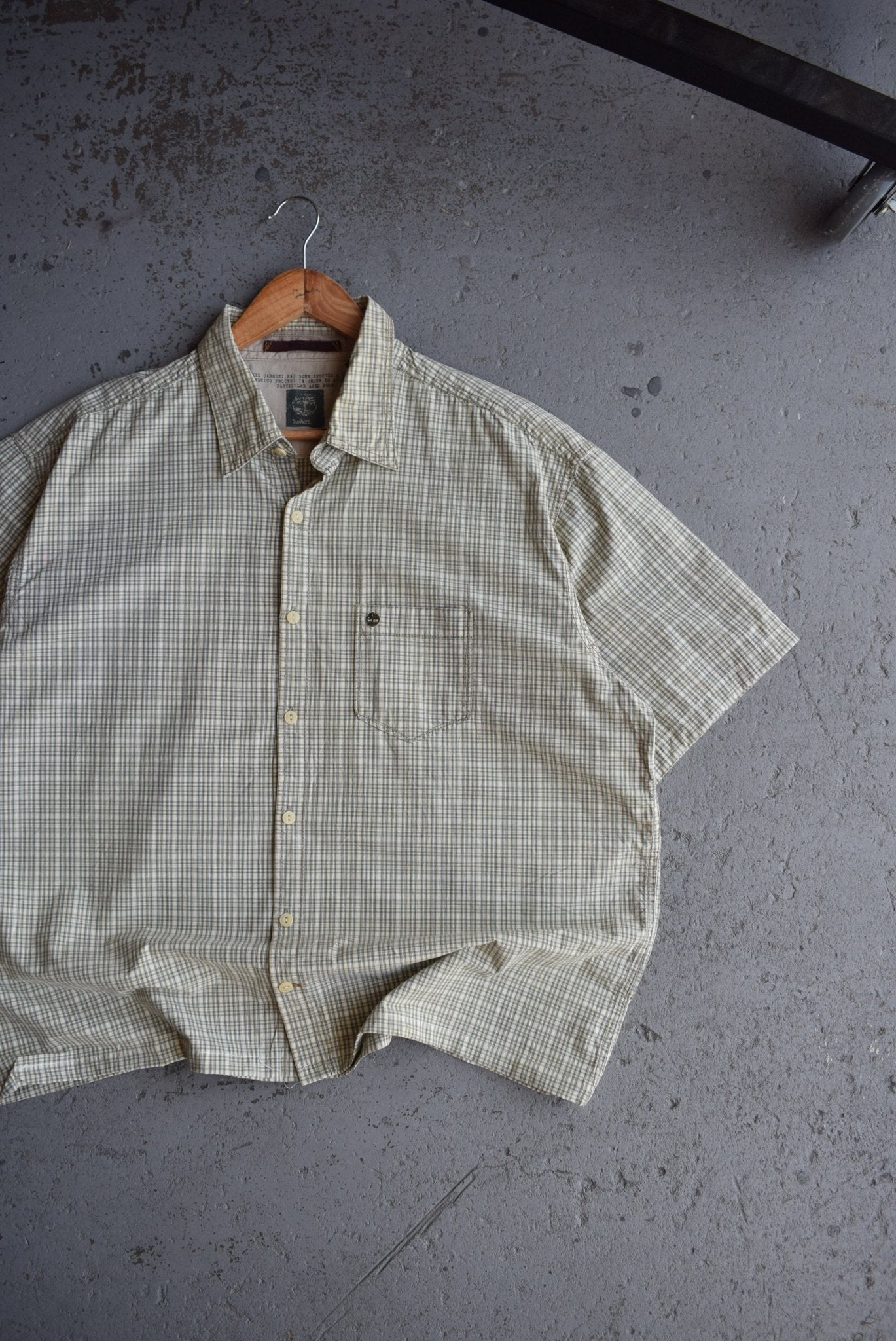 Vintage Timberland Cropped Button Up (XL) - Retrospective Store