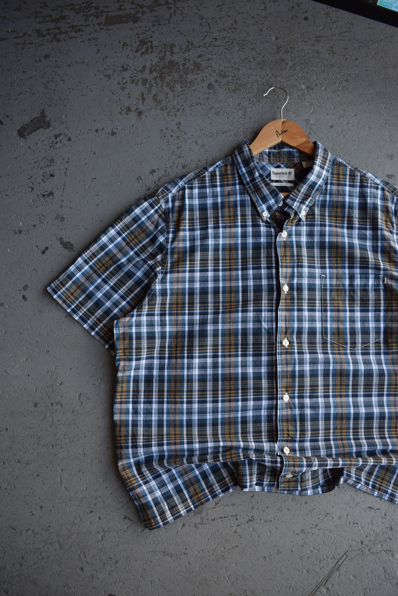 Vintage Timberland Cropped Button Up (XL) - Retrospective Store